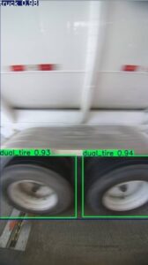 Tire type detection model recognition tolling